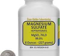 Magnesium Sulfate [MgSO4.7H2O] 99.9% USP Grade Crystals 8 Oz in a  Space-Saver Bottle