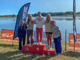 A VERY successful weekend at Allentucky!!! Overall: 4th place Women's  slalom: Ellie 2nd and Annabel 3rd Men's slalom: Jake 5th Women's trick:  Ellie 1st Men's trick: Jake 3rd and Dane 5th Women's