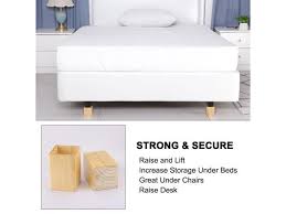 If this product fails to meet your expectations, you will get a 100. 4 Inch Bed Risers Adjustable Square Furniture Lifts Anti Slip For Desk Sofa Table Couch Creates An Additional Height For 3 1 Inch Wide Couch Bed Table Desk Newegg Com
