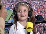 Schoolgirl, 8, who danced to Sweet Caroline captures hearts AGAIN as she  gets with Lionesses shirt