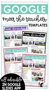 This Creative And Editable Google Slides Infographic Meet The Teacher Includes Multiple Different Meet The Teacher Template Meet The Teacher Teacher Templates