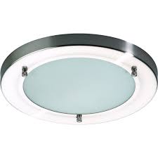 Mistral Ip44 G9 Led Satin Nickel Glass Bathroom Light 2 X 2 5w 280mm