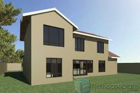We're pleased to introduce you to our ranch plans! 4 Bedroom Double Storey House Plans Tr200d Rear View Nethouseplans Nethouseplansnethouseplans