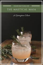 The Mastical Maia A Springtime Elixir Recipe Rosemary Simple Syrup Citrus Cocktails Greek Recipes
