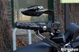 Black By Kuryakyn Gloss Black Black Mirror Black