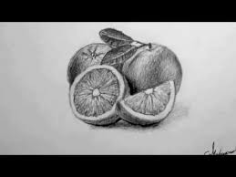 تعلم رسم وتظليل البرتقال بطريقة سهله جدا How To Draw An Orange Youtube