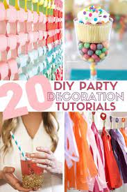 20 Diy Party Decoration Tutorials For Any Celebration Diy Kids Party Diy Party Decorations Diy Party