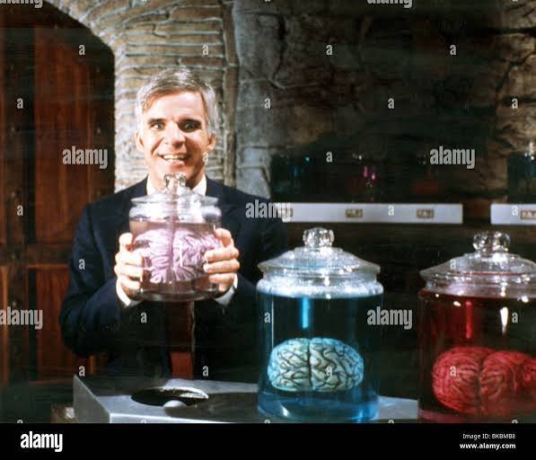 THE MAN WITH TWO BRAINS (1983) STEVE MARTIN MTB 003CP Stock Photo - Alamy