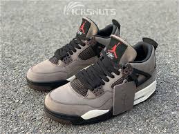 The air jordan 4 was released in 1989. Authentic Air Jordan 4 X Travis Scott Olive Air Jordans Jordans Jordan 4