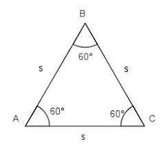 An Equilateral Triangle Has All 3 Sides Of Equal Length Which In Turn Makes Each Of The 3 Angles Equal In Meas Teaching Geometry Geometry Formulas Math Review