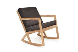 Drag and drop me to the cart. Ebb Contemporary Oak Rocking Chair Futon Company