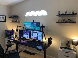 Moving Things Around Pc Computers Gaming Home Office Setup Room Setup Gaming Room Setup
