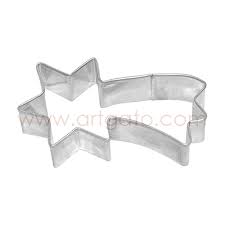 The cookies can be decorated withfondant,royal . Cookie Cutter S Steel Falling Star 5 5 Cm Artgato