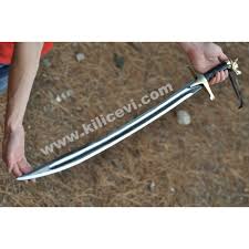 Kan Yollu Oluklu Kurt Basli Turk Kilic Sword Design Knives And Swords Fantasy Blade
