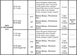 Sila klik pada pautan untuk paparan atau download / muat turun. Download Jadual Peperiksaan Upsr 2018 Online Pendidikanmalaysia Com