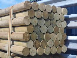 10ft X 8 Uniform Round Post Blunt James Smith Fencing