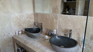 Travertin salle de bain ont plusieurs images liés chaque autre. Creation D Une Salle De Bain En Travertin De A A Z Youtube