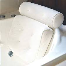 Removing the bath pillow from the side of the tub is quick and easy, just slide the pillow up and off the tub and you're all set. Extra Thick 2 Panel Bath Spa Pillow With Suction Cups Luxury Non Slip Bathtub Support For Head Neck Shoulder And Back For Ultimate Relaxation Anti Mould Mildrew Fits All Hot Tub Whirlpool Buy