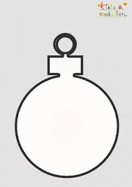 Pochoir Boule De Noel A Imprimer Tete A Modeler Boule De Noel Carte Noel Maternelle Activites De Noel Pour Enfants