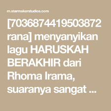 7036874419503872rana Menyanyikan Lagu Haruskah Berakhir Dari Rhoma Irama Suaranya Sangat Merdu Dalam Starmaker Dengan Gambar Lagu Penyanyi Suara Rhoma irama official 14 november 2018. pinterest