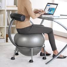 Office Chair So Cool And I Bet Great For Your Back Just For You Mimi Balance Ball Chair Ball Chair Exercise Ball Chairs