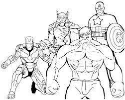 Dibujos Vengadores Para Colorear