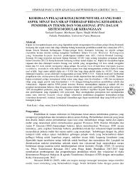 Pdf Kesediaan Pelajar Kolej Komuniti Selayang Dari Aspek Minat Dan Sikap Terhadap Bidang Kemahiran Pendidikan Teknik Dan Vokasional Ptv Dalam Sistem Modular Kebangsaan Merhayati Sipon Academia Edu