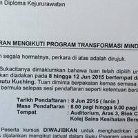 Syarat khas program rujuk pada kertas yang disediakan. Photos At Kolej Sains Kesihatan Bersekutu Kuching College Academic Building
