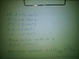0 1 2 3 4 5 6 7. Scrie In Baza 2 UrmÄƒtoarele Numere 27 38 45 57 61 72 85 95 Dau Coroana Brainly Ro