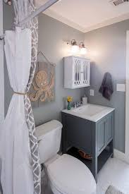 Rustic Chic Beach House With Red And Gray Accents Rustic Beach House Beach House Bathroom Chic Beach House