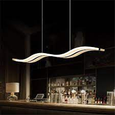 Scopri tutte le lampade a sospensione in vendita on line. 36w Lampadario Moderno Led Da Soffitto Sospensione Luce Del Pendente Bar Onda Casa Arredamento E Bricolag Lampadari Moderni Illuminazione Soffitto Lampadari