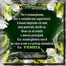 8:43 vasile teleucă 29 496 просмотров. Nu I Recunosteam Dar O Consideram SuperioarÄ LÄsam Impresia CÄ Sunt Mai Puternic Decat Ea Doar Ca SÄ SimtÄ E Mereu ProtejatÄ Ea NemÄrginirea SacrÄ Pe Care N Am S O Pricep NiciodatÄ Ea Femeia