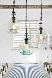 1 Light Single Jar Pendant House Lighting Fixtures Coastal Kitchen Lighting Cottage Lighting