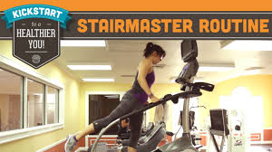 Stairmaster Stairmill Booty Blasting Cardio Routine Workout Mind Over Munch Kickstart Series