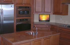 small kitchen tv drop down tv in