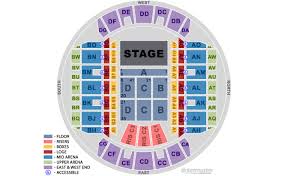 Mississippi Coliseum Primary Seating Configuration