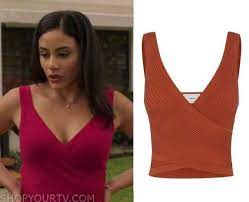First, the phone call in the car. Vanessa Baker And The Beauty Fashion Clothes Style And Wardrobe Worn On Tv Shows Shop Your Tv