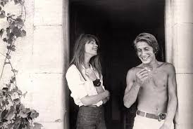 Jacques dutronc is a legendary figure in france. French Singer Jacques Dutronc With Wife And Singer Francoise Hardy Early Seventies Francoise Hardy Naturliche Madchen Architektur