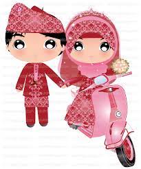 Pening memikirkan idea goodies kahwin yang terbaik? Gambar Rtoon Alin Ca Gambar Kartun Muslimah Kahwin Di Rebanas Kartun Gambar Kartun Gambar Pengantin