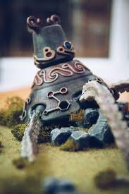 Finally Finished Painting My 3d Printed Botw Guardian Diorama Visit Blazezelda Tumblr Com Prints 3d Printing Diorama