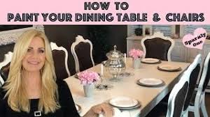 Hgtvhomebysherwinwilliams.com has been visited by 10k+ users in the past month How To Paint Your Dining Table Chairs With Behr Alkyd Paint Youtube