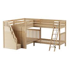 Start with the basic bunk bed and design yourself a bed to fit your space, storage and budget needs. Maxtrix Full High Corner Bunk Bed With Ladder Stairs L