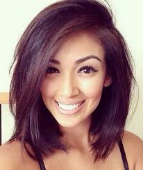 Straight & blunt bob for chin length hair. 25 Cute Medium Haircuts And Hairstyles For Girls 2021 Edition