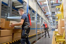 German Bionic Tests New Made In Germany Intelligent Power Suit At Ikea Logistics In Dortmund German Bionic