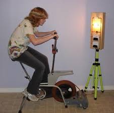 It's sturdy, provides three different training heights, and will not move around when you're training hard. Turn An Exercise Bike Into An Energy Bike 7 Steps With Pictures Instructables