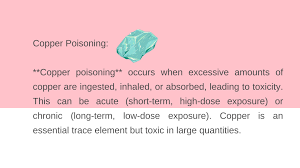 Image result for Copper Poisoning