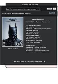 3 rows · oct 25, 2013 · unlockable how to unlock; Batman Arkham Origins 13 Trainer For 1 0 Download