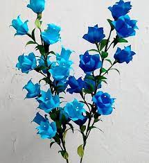 Paper Flower Campanula Canterbury Bells Bell Flower Paper Flowers Diy Paper Flowers Paper Flowers Craft