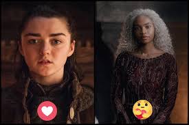 This or That game— #HouseOfTheDragon & #GameOfThrones edition.. Arya Stark  🐺 Baela Targaryen 🐉