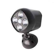 Motion Sensor Spotlight Anear Led Ultra Bright Wireless Weatherproof Spotlight With Pir Motion Triggered For Outdoor Indoor Use Battery Powered 500 Lumens Motion Sensor Lights Security Lights Light Sensor
